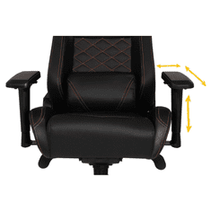 Yenkee FORSAGE gamer szék fekete (YGC 200BK) (YGC 200BK)