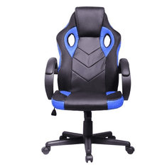Iris GCH205BK gaming szék fekete-kék (GCH205BK)