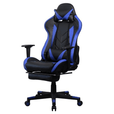 Iris GCH200BK gaming szék fekete-kék (GCH200BK)