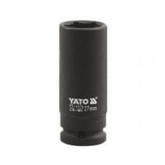 YATO 1" mély hatszögletű ütvecsapó hüvely 30mm CrMo