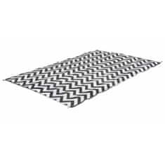 Bo-Camp Chill mat Wave fekete-fehér kültéri szőnyeg M 2 x 1,8 m 423776