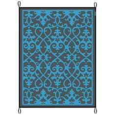 Bo-Camp Chill mat Oriental XL-es kék kültéri szőnyeg 2,7 x 3,5 m 423779
