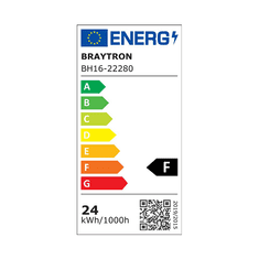 BRAYTRON Jade BH16-22280 LED Mennyezeti Lámpa Szabályozható színhőmérséklettel 24W