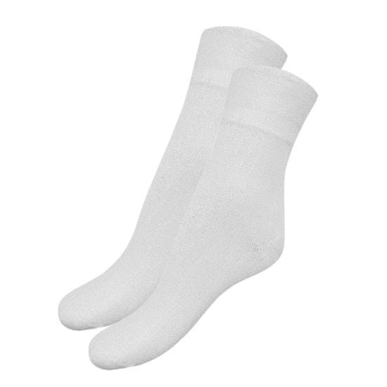 Northix Bambusz zokni - fehér - 2 -csomagos - méret. 37-40