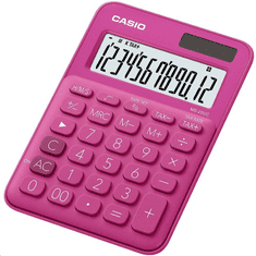 CASIO MS-20UC-RD asztali számológép, magenta (MS-20UC-RD)