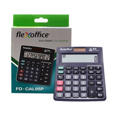FLEXOFFICE FO-CAL05P asztali számológép szürke (FO-CAL05P)