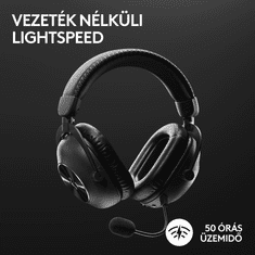 Logitech PRO X 2 LIGHTSPEED gaming headset fekete (981-001263) (981-001263)