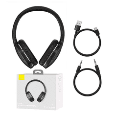 BASEUS Encok D02 Pro Bluetooth fejhallgató fekete (NGTD010301) (NGTD010301)
