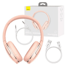 BASEUS Encok D02 Pro Bluetooth 5.0 fejhallgató rózsaszín (NGTD010304) (NGTD010304)