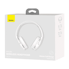 BASEUS Encok D02 Pro Bluetooth fejhallgató fehér (NGTD010302) (NGTD010302)