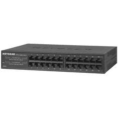 Netgear GS324 Beállítást nem igénylő (unmanaged) Gigabit Ethernet (10/100/1000) Fekete (GS324-200EUS)