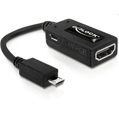 DELOCK DL65314 MHL male --> HDMI female + USB micro-B female átalakító (DL65314)