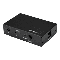 Startech StarTech.com 2 Port HDMI Switch - 4K 60Hz - Supports HDCP - IR - HDMI Selector - HDMI Multiport Video Switcher - HDMI Switcher (VS221HD20) - video/audio switch - 2 ports (VS221HD20)