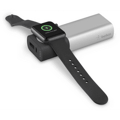 Belkin Valet Charger Power Bank 6700mAh + Apple Watch töltő ezüst-fekete (F8J201btSLV) (F8J201btSLV)