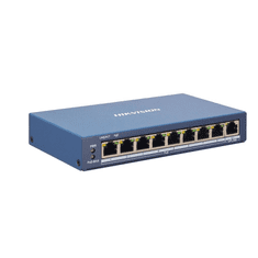 Hikvision 10/100 8x PoE + 1x gigabit menedzselhető switch (DS-3E1309P-EI) (DS-3E1309P-EI)