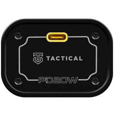 Tactical Külső akkumulátor, 9600 mAh, 22.5W, Okostelefonhoz és TabletPC-hez, USB aljzat, USB Type-C aljzat, LED kijelzővel, gyorstöltés, C4 Explosive, sárga (131387)