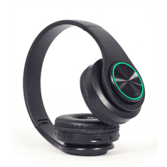 Gembird BHP-LED-01 Bluetooth fejhallgató fekete (BHP-LED-01)