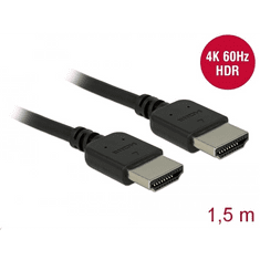 DELOCK Prémium HDMI kábel 4K 60 Hz 1,5 m (85216) (delock-85216)