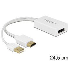 DELOCK 62496 HDMI-A male > Displayport female + USB adapter (62496)