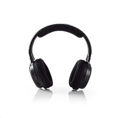 Nedis Rádiófrekvenciás vezeték nélküli fejhallgató fekete (HPRF200BK) (HPRF200BK)