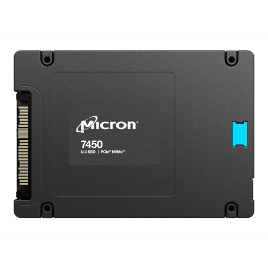 Micron 7450 MAX - SSD - Enterprise - 3200 GB - U.3 PCIe 4.0 (NVMe) - TAA Compliant (MTFDKCB3T2TFS-1BC1ZABYYR)