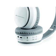 Conceptronic PARRIS01W fejhallgató és headset Vezeték nélküli Fejpánt Hívás/zene Micro-USB Bluetooth Fehér (PARRIS01W)