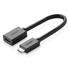 Ugreen 20137 Mini HDMI-HDMI adapter 22 cm fekete (20137) (UG20137)