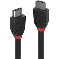 Lindy HDMI Csatlakozókábel [1x HDMI dugó - 1x HDMI dugó] 2.00 m Fekete (36472)