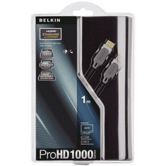 Belkin HDMI csatlakozókábel [1x HDMI dugó 1x HDMI dugó] 4 m fekete (AV10000qp4M)
