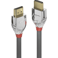 Lindy HDMI Csatlakozókábel [1x HDMI dugó - 1x HDMI dugó] 30.00 cm Szürke (37869)