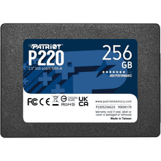 Patriot 256GB 2,5" P220 SSD meghajtó (P220S256G25) (P220S256G25)