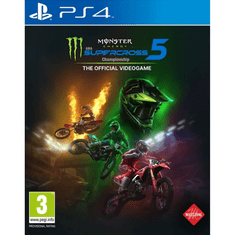 Milestone Monster Energy Supercross - The Official Videogame 5 (PS4 - Dobozos játék)