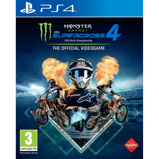 Milestone Monster Energy Supercross - The Official Videogame 4 (PS4 - Dobozos játék)
