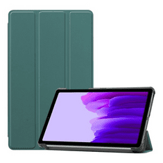 TokShop Samsung Galaxy Tab A7 Lite 8.7 SM-T220 / T225, mappa tok, Trifold, sötétzöld (RS108280)