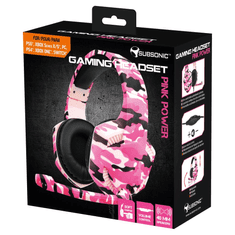 Subsonic Pink Power gaming headset rózsaszín (SA5587-A) (SA5587-A)
