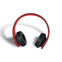 Stansson BHC203BR Classic vezeték nélküli fejhallgató fekete-piros (BHC203BR)