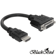 HDMI-A apa -> DVI 24+5 anya átalakító kábel 20cm (BH1250)