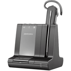 POLY 8240 Office Headset Vezeték nélküli Fülre akasztható, Hallójárati Iroda/telefonos ügyfélközpont Bluetooth Fekete