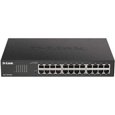 D-LINK DGS-1100-24V2 Vezérelt L2 Gigabit Ethernet (10/100/1000) 1U Fekete, Szürke (DGS-1100-24V2/E)