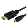 StarTech.com 1m High Speed HDMI Cable with Ethernet HDMI to HDMI Micro - HDMI with Ethernet cable - 1 m