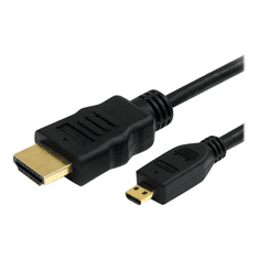 Startech StarTech.com 1m High Speed HDMI Cable with Ethernet HDMI to HDMI Micro - HDMI with Ethernet cable - 1 m