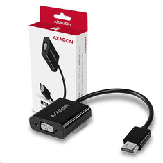 AXAGON RVH-VGAN HDMI 1.4b - VGA + audio kimenet adapter (RVH-VGAN)