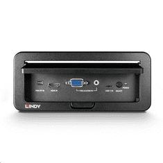 Lindy asztalba süllyeszthető, HDMI kimenetre (HDMI,VGA,USB-C,Mini DisplayPort) konverter (38269) (38269)