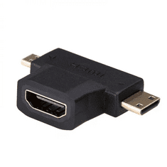 Akyga HDMI / miniHDMI / microHDMI adapter (AK-AD-23) (AK-AD-23)