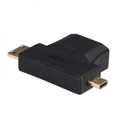 Akyga HDMI / miniHDMI / microHDMI adapter (AK-AD-23) (AK-AD-23)