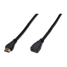 Digitus AK-330201-030-S High Speed HDMI hosszabbító kábel Ethernettel M/F 3m (AK-330201-030-S)