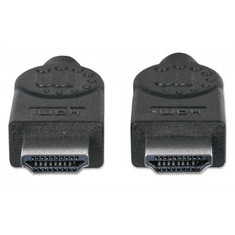 Manhattan High Speed HDMI Ethernet kábel 2m fekete (323215) (323215)