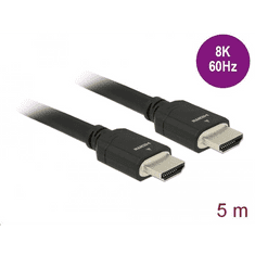 DELOCK Nagy sebességű HDMI kábel 48 Gbps 8K 60 Hz 5 m (85296) (delock-85296)