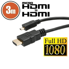 PRC Delight HDMI-HDMI micro kábel 3m OEM (20425) (20425)