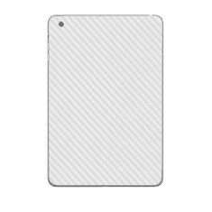 TokShop Apple iPad Mini, Telefondísz matrica (hátsó, karbon minta) fehér (R41948)